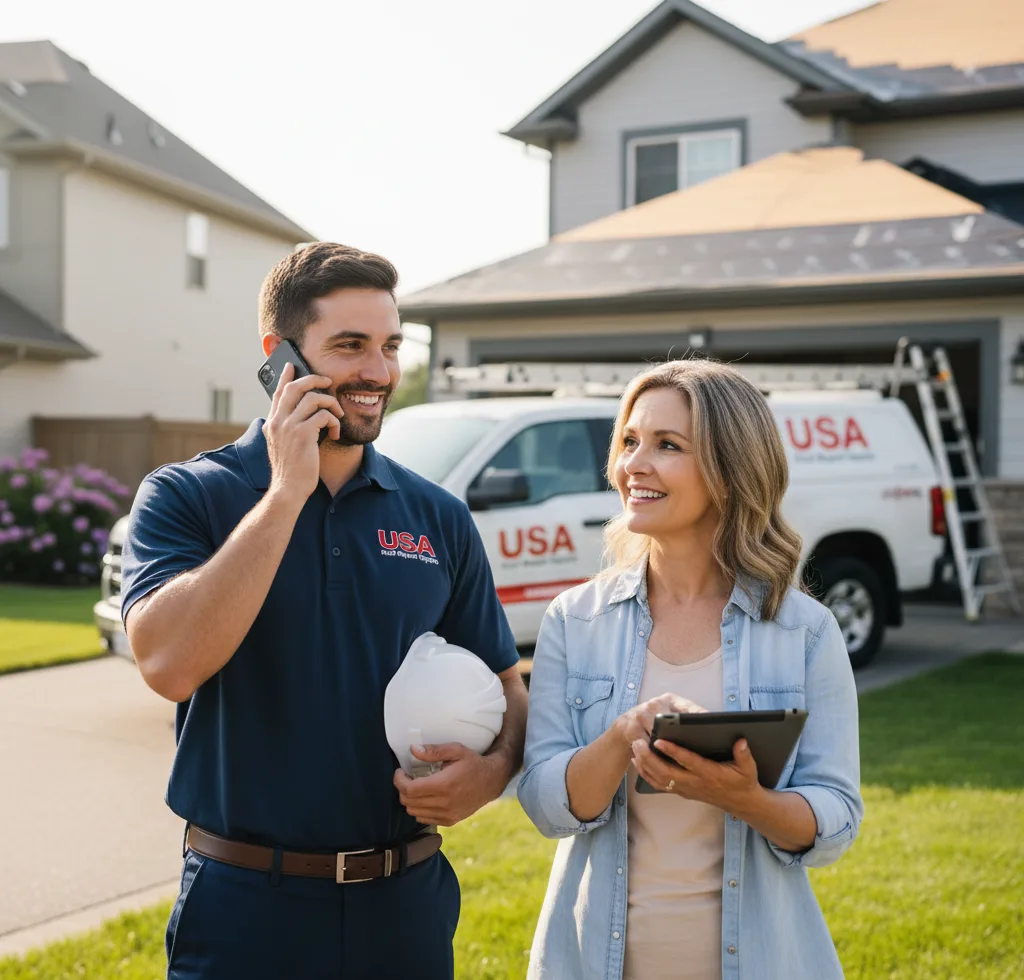 USA Roof Repair Experts customer support in Webster
